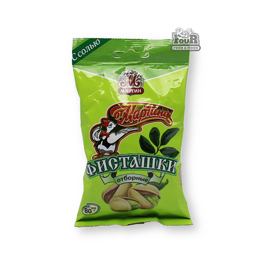 Pistachios with salt, fried in the shell "Ot Martina" 80g